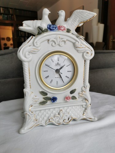 Porzellanuhr von meister - porzellanuhr,