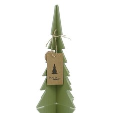 Boltze Weihnachtsdeko Tannenbaum Ceti L Mittelgrün 30,3 cm - Holz 