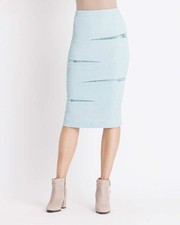 Rock grün 36 Damen Crinkle