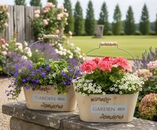 Holz Pflanzeimer Blumenkübel