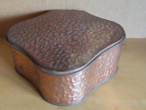 Blechdose kupferfarben