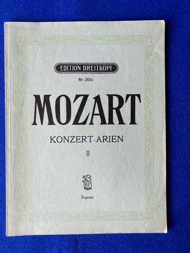 Mozart konzert arien - -, für