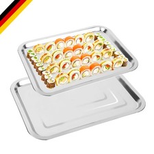 Edelstahl Servierplatten