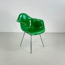 VINTAGE EAMES HERMAN MILLER DAX Stuhl Original H Basis Kelly Grün #4686 RAR