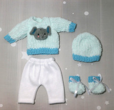 4 tlg Kombi Set  Baby Puppe