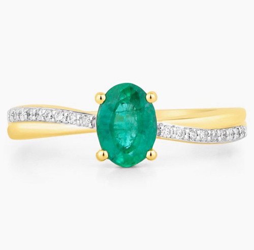 14k gelbgold ring ovaler - ring,