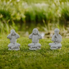 Buddha Mönch 3er Set