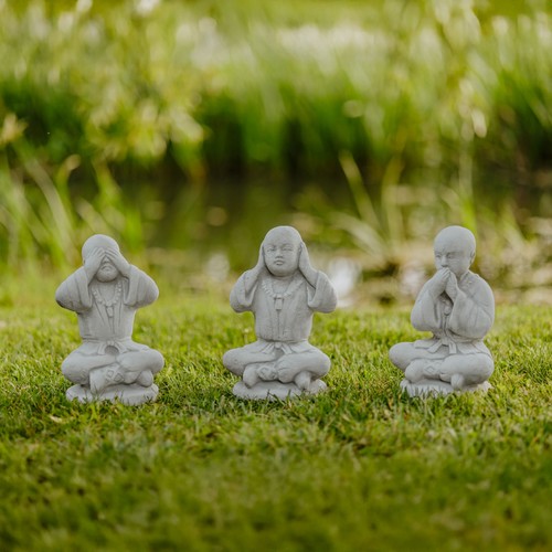 Buddha mönch 3er set - 3er,