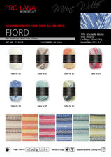(95,50 EUR/kg) Pro Lana Fjord 100 g Wolle mit Norwegermuster