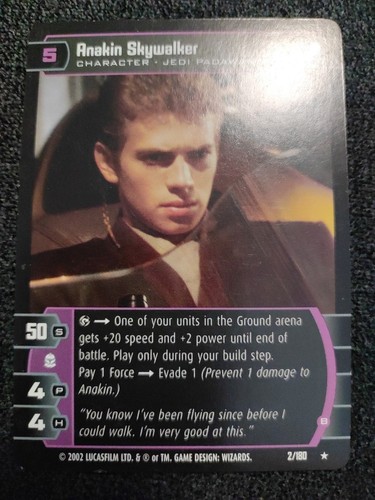 Star wars sammelkarte anakin - wars,