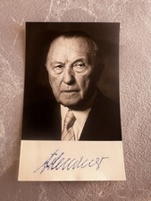 Konrad Adenauer -  Signierte