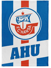 F.C. Hansa Rostock Fleecedecke - AHU - 150 x 200 cm Kuscheldecke Decke FCH