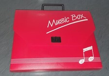 Praktische Notentasche für Musikunterricht & Musikalische Früherziehung in ROT