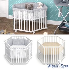 Laufgitter 6-eckig weiß mit