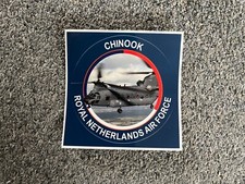 Holland Aufkleber RNLAF-Royal Netherlands Air Force "Chinook CH-47D" !