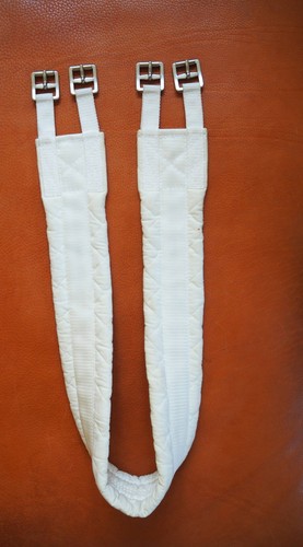 Sattelgurt 130cm weiß - , equitop