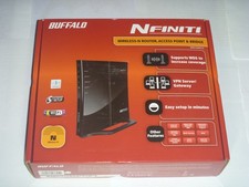 Buffalo Nfinity Wireless N Router WHR-G300N V2 mit Zubehör