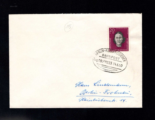 Bahnpost 1960 berlin - ,