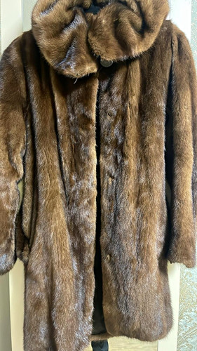 Saga mink nerz pelzmantel - nerz,