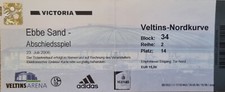 SCHALKE 04 Ticket EBBE SAND ABSCHIESSPIEL 22.07.2006 Veltins-Nordkurve TOP RAR