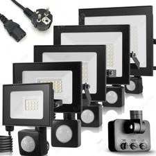 20W 30W 50W 100W 500W LED Fluter ohne/mit Bewegungsmelder/Stecker Außen Strahler