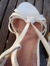 Used Wedges Riemchen Sandalen High Heels Sling Pumps getragen Sammler Liebhaber