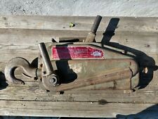 Original Greifzug 1,5t mit Zubehör / Seilzug Hebezug Flaschenzug / Ex Bundeswehr