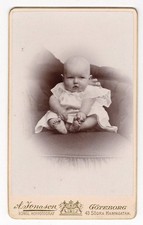 CDV Kleinkind Carte de Visite von Jonas von Göteborg Schweden