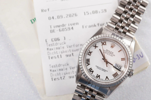 Rolex datejust 16220 stahl - datejust,