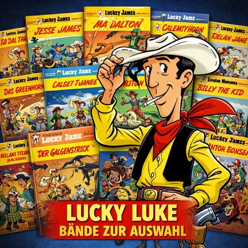 Lucky luke comic - luke, zur