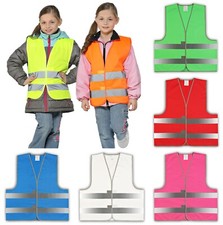 Warnweste für Kinder Kinderwarnweste Sicherheitsweste reflektierend Signalweste