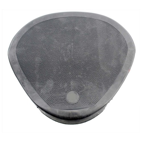 Schwarze gummi satteldecke - schwarze,