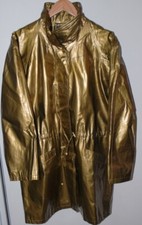 Damen Goldene Glanz Lack PU