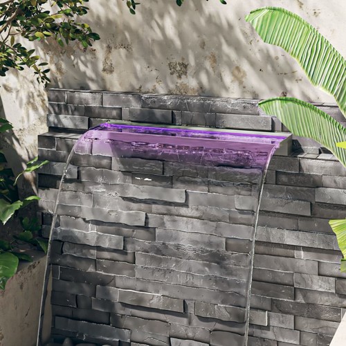 Wasserfall element mit rgb - wasserfall-element,