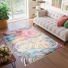 Bedruckter Teppich Mehrfarbig