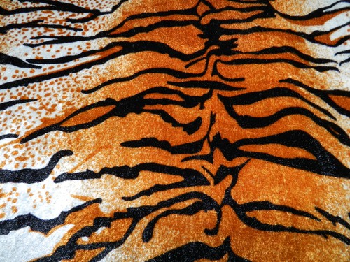Pannesamt samt tiger - tiger, tierfell