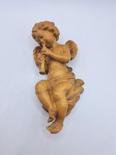 Vintage Holz Engel - Wandfigur