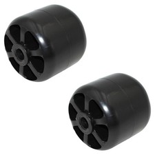 Two Plastic Deck Wheels