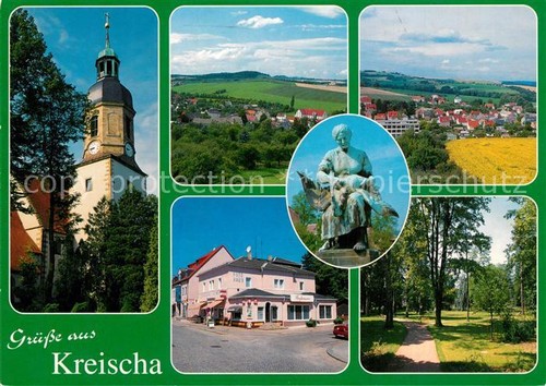 Kreischa kirche panorama - kreischa,