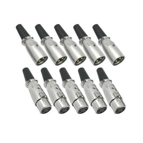 10x xlr stecker - xlr, 5