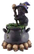 Wunschpunsch Hexenkatze rührt