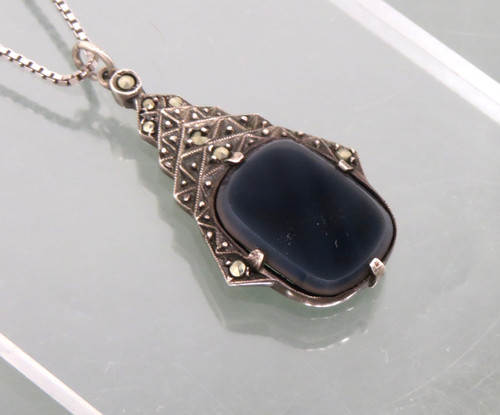 Art deco anhänger silber - art,