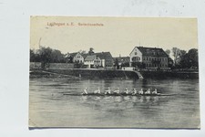 Ak Laubegast Dresden a. Elbe Gartenbauschule m. Ruderer Sport