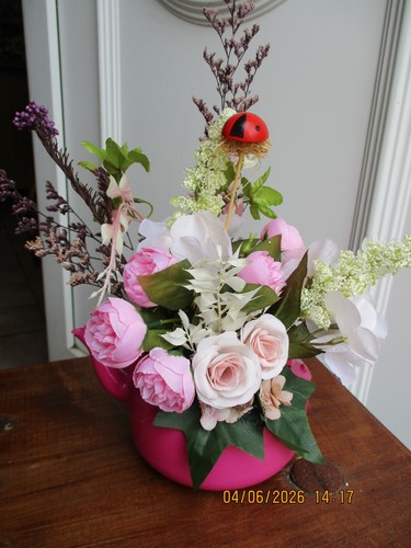 Gesteck rosen kunstblumen - gesteck,