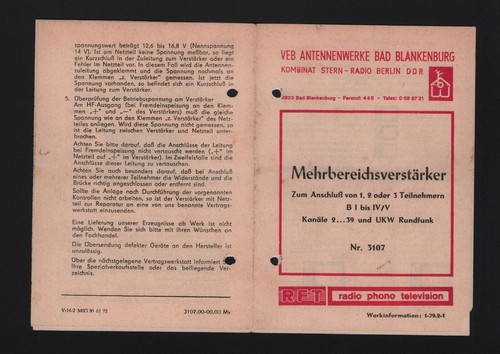 Berlin prospekt 1973 - prospekt, 1973,