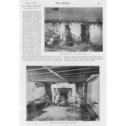 Ein typisch irisches landhaus - ein,