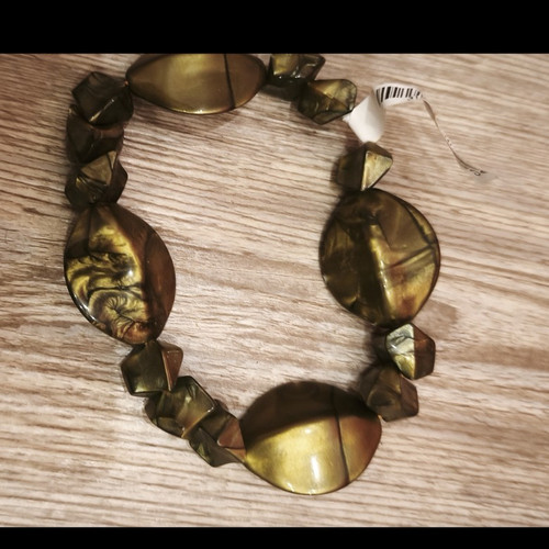 Halskette kette braun - in, braun/beige