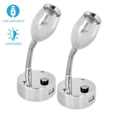12v led flexible leselampe - 2x,
