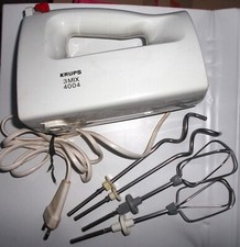 KRUPS 3Mix 4004Typ727,170W Handmixer mit Heckantrieb,inkl. 2 x Quirle+ 2x Kneter