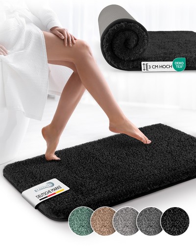 Badematte badvorleger hochflor - badematte,